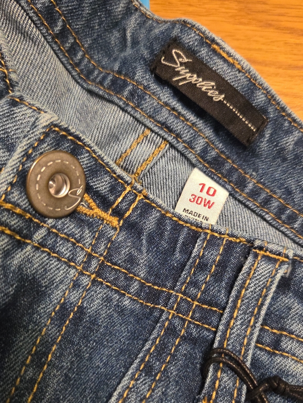 NWT "Supplies by Unionbay" Della High-Rise Utility Jean Woman's Size 10 - Picture 4 of 8